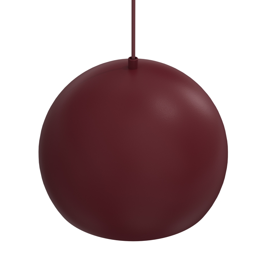 Pendel på ledning SOOL 1xE27/15W/230V Ø 27 cm bordeaux