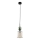 Pendel på ledning SOPHIA 1xE14/10W/230V sort/grøn/røget beige