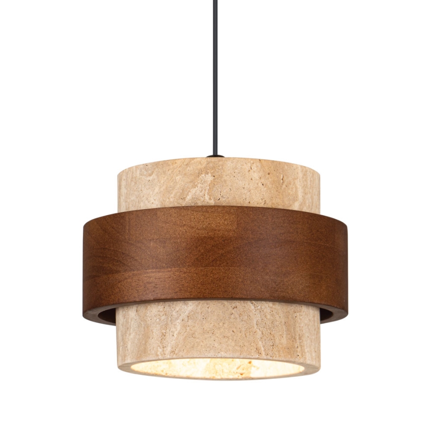 Pendel på ledning SUSAN 1xGX53/15W/230V brun/beige