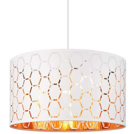 Pendel på ledning ULLE 1xE27/15W/230V hvid