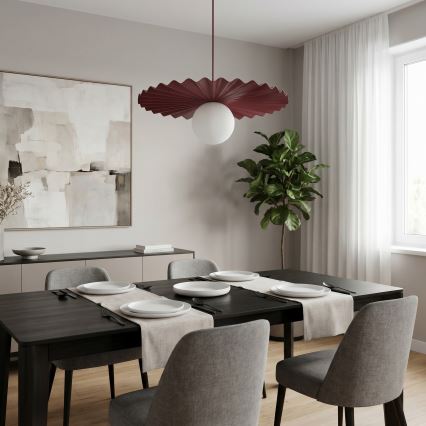 Pendel på ledning UMBRA 1xG9/8W/230V rød