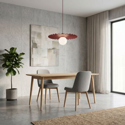 Pendel på ledning UMBRA 1xG9/8W/230V rød
