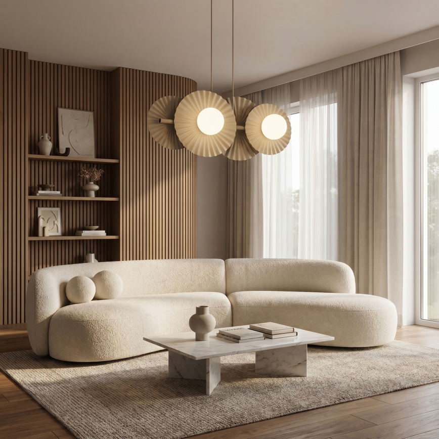 Pendel på ledning UMBRA 4xG9/8W/230V beige