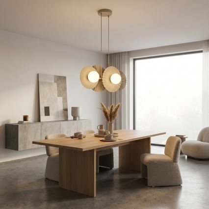 Pendel på ledning UMBRA 4xG9/8W/230V beige