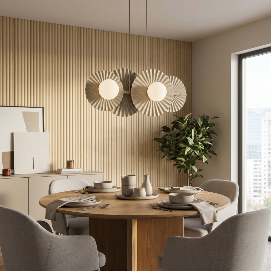 Pendel på ledning UMBRA 4xG9/8W/230V beige
