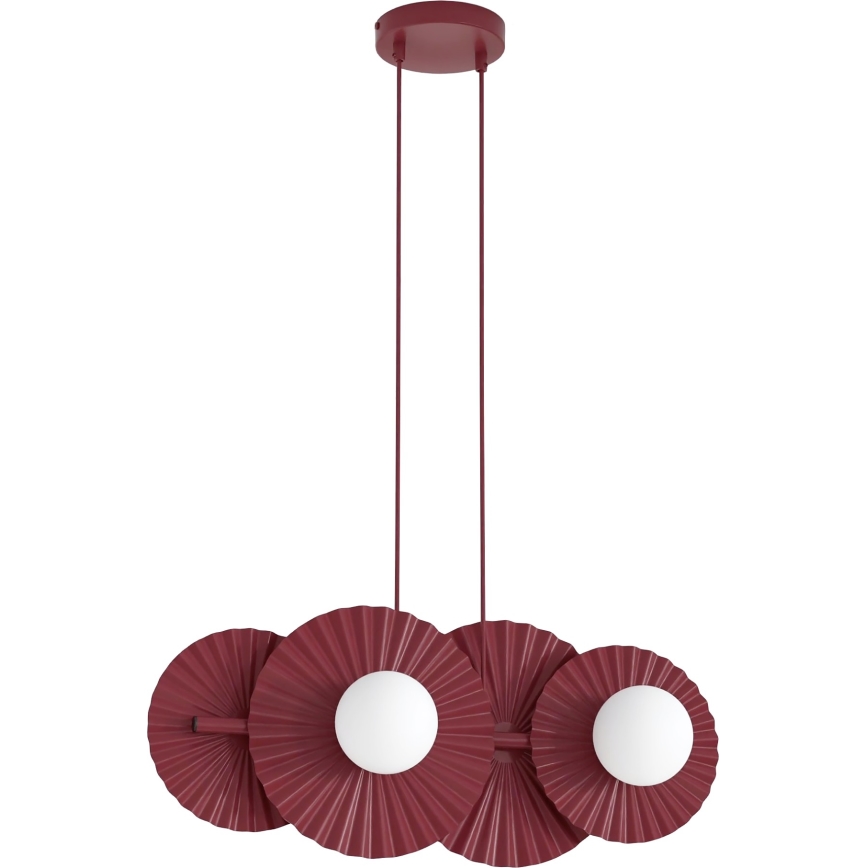 Pendel på ledning UMBRA 4xG9/8W/230V rød