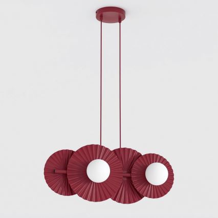 Pendel på ledning UMBRA 4xG9/8W/230V rød