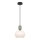 Pendel på ledning VALISIA 1xE27/40W/230V sort/olivengrøn
