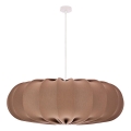 Pendel på stålwire CAFEE 1xE27/40W/230V Ø 66 cm brun