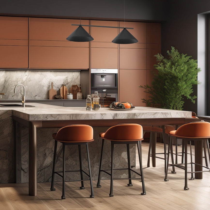 Pendel på stålwire CAPITAL 2xGX53/15W/230V, sort