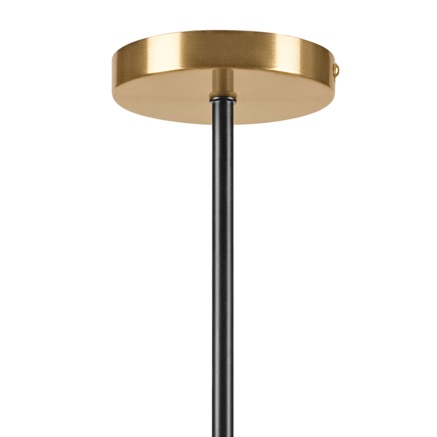 Pendel på stang GEORGIA 3xG9/5W/230V guldfarvet/røget beige