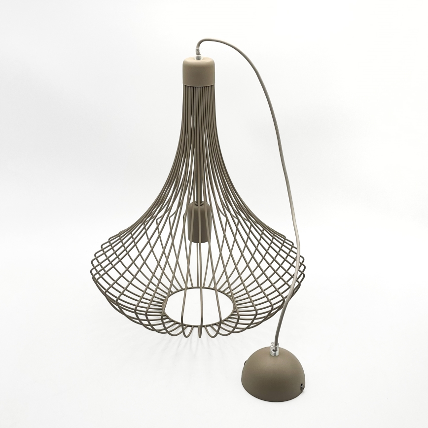 Pendel på wire BALERINA 1xE27/15W/230V beige
