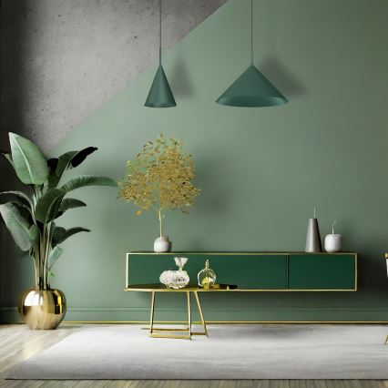 Pendel på wire CAPITAL 1xGX53/15W/230V Ø 46 cm grøn