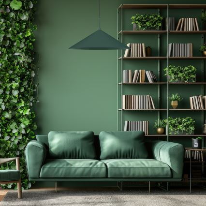 Pendel på wire CAPITAL 1xGX53/15W/230V Ø 60 cm grøn