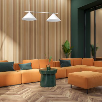 Pendel på wire CAPITAL 2xGX53/15W/230V hvid