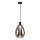 Pendel på wire DENSO 1xG9/5W/230V Ø 20 cm sort krom