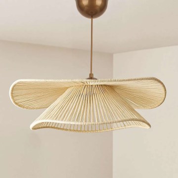 Pendel på wire DUVELA 1xE27/40W/230V beige