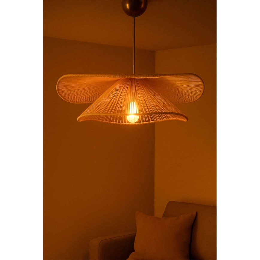 Pendel på wire DUVELA 1xE27/40W/230V beige