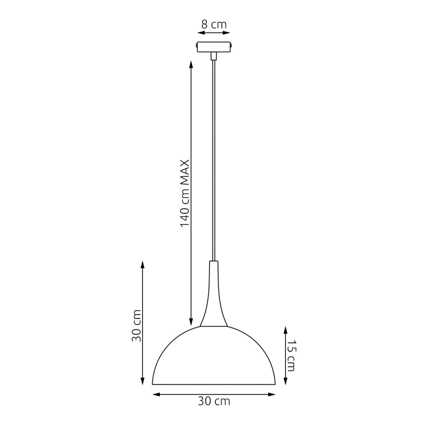 Pendel på wire NAUTICA 1xGX53/12W/230V beige