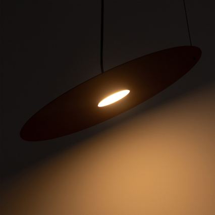 Pendel på wire PIATTO 1xGX53/15W/230V Ø 55 cm vinrød