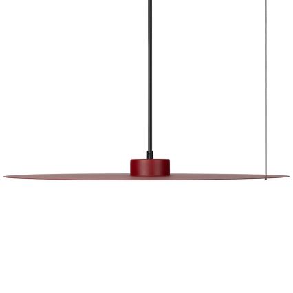 Pendel på wire PIATTO 1xGX53/15W/230V Ø 55 cm vinrød