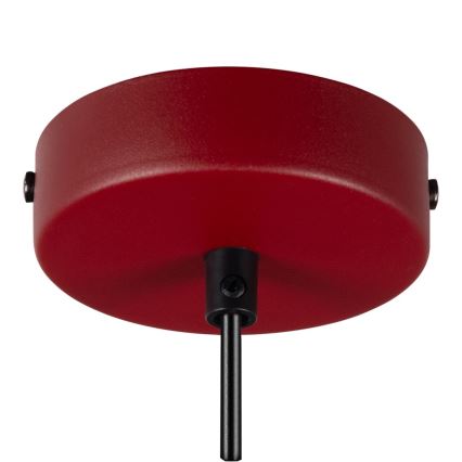 Pendel på wire PIATTO 1xGX53/15W/230V Ø 55 cm vinrød