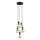 Pendel på wire SOPHIA 5xE14/10W/230V sort/grøn/røget beige