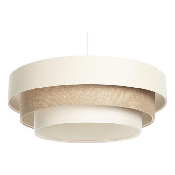 Pendel på wire TRINITI 1xE27/60W/230V Ø 40 cm creme/beige