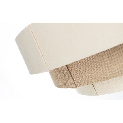 Pendel på wire TRINITI 1xE27/60W/230V Ø 40 cm creme/beige