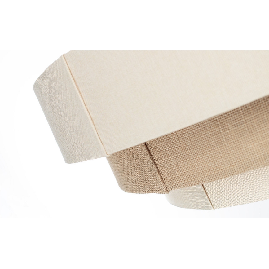 Pendel på wire TRINITI 1xE27/60W/230V Ø 40 cm creme/beige