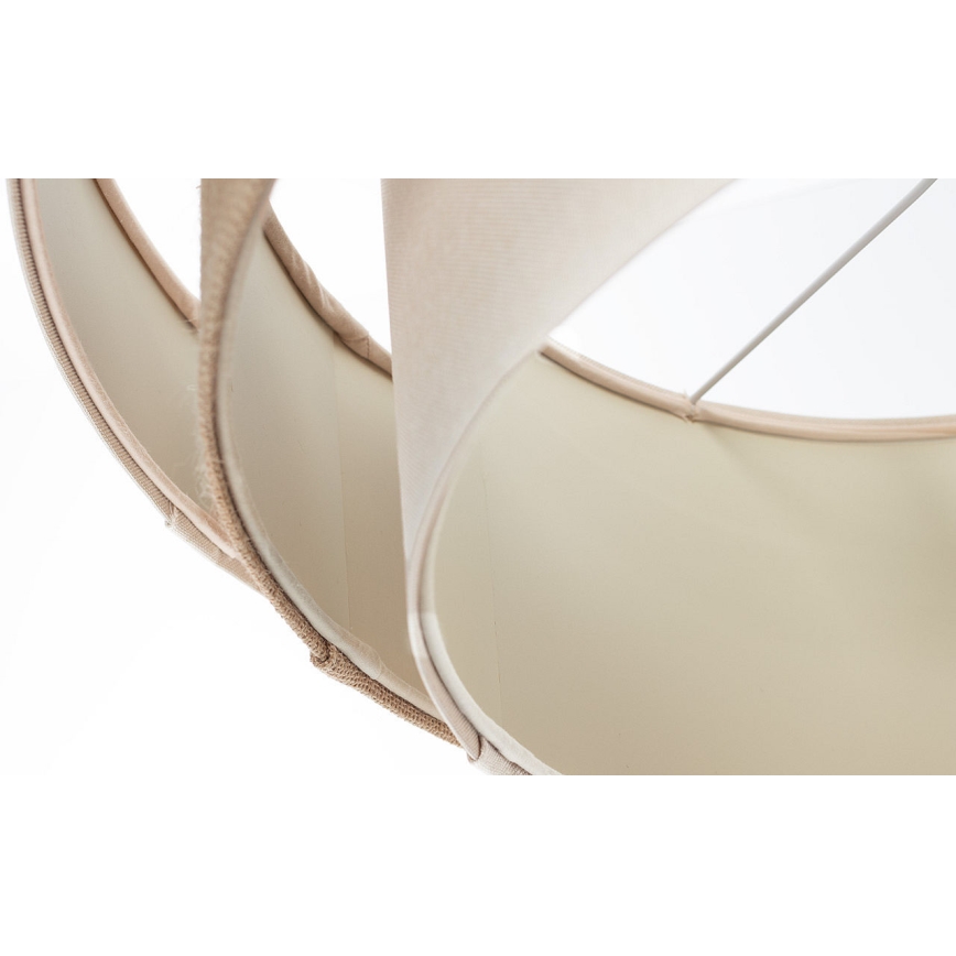 Pendel på wire TRINITI 1xE27/60W/230V Ø 40 cm creme/beige