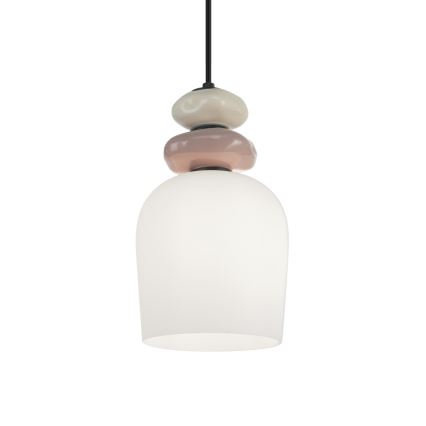 Pendel på wire VALISIA 3xE27/40W/230V beige/olivengrøn