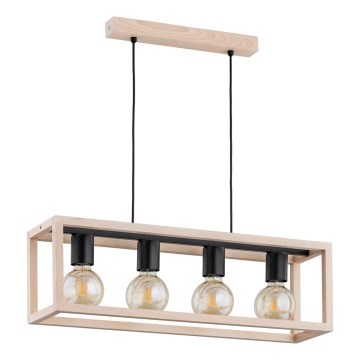 Pendel PAKO 4xE27/15W/230V beige