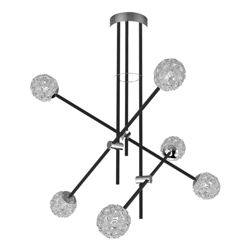 Pendel PAKSOS 6xG9/5W/230V sort