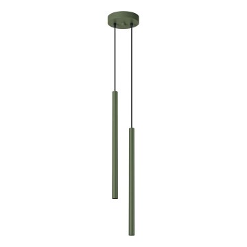 Pendel PASTELO 2xG9/8W/230V grøn