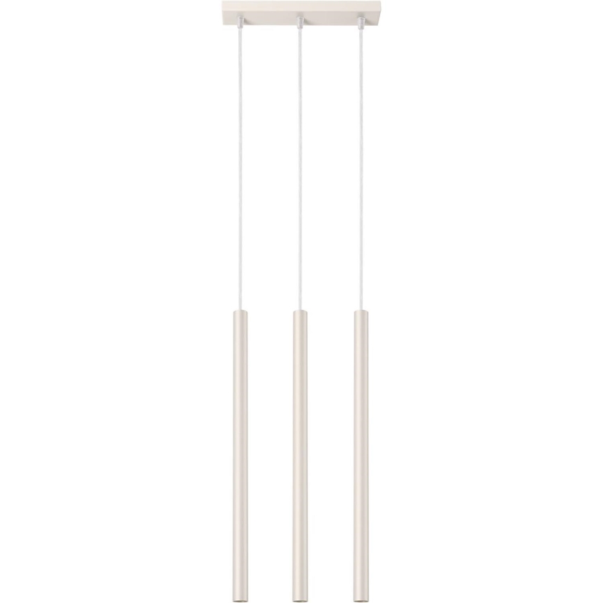Pendel PASTELO 3xG9/8W/230V cremefarvet