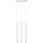 Pendel PASTELO 3xG9/8W/230V cremefarvet