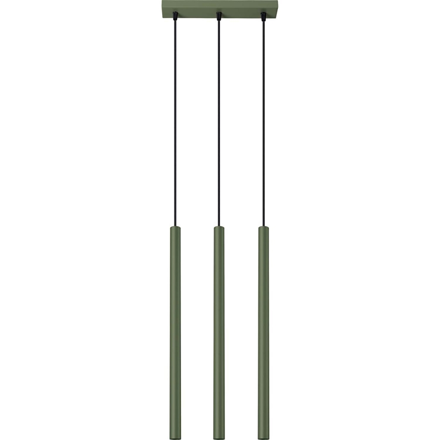 Pendel PASTELO 3xG9/8W/230V grøn