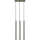 Pendel PASTELO 3xG9/8W/230V grøn
