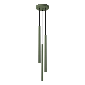 Pendel PASTELO 3xG9/8W/230V grøn