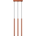 Pendel PASTELO 3xG9/8W/230V rød