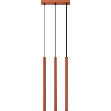 Pendel PASTELO 3xG9/8W/230V rød