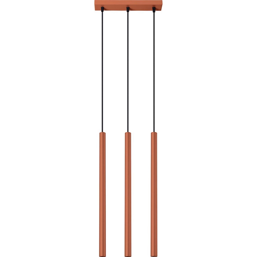 Pendel PASTELO 3xG9/8W/230V rød