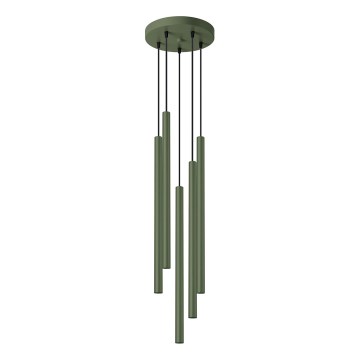 Pendel PASTELO 5xG9/8W/230V grøn