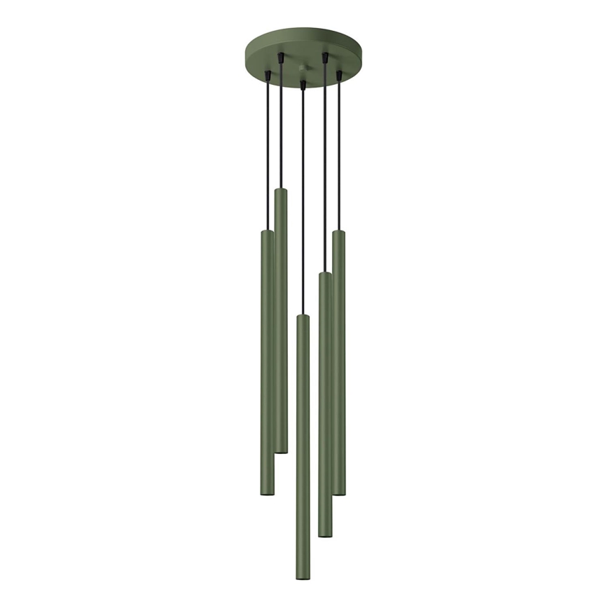 Pendel PASTELO 5xG9/8W/230V grøn