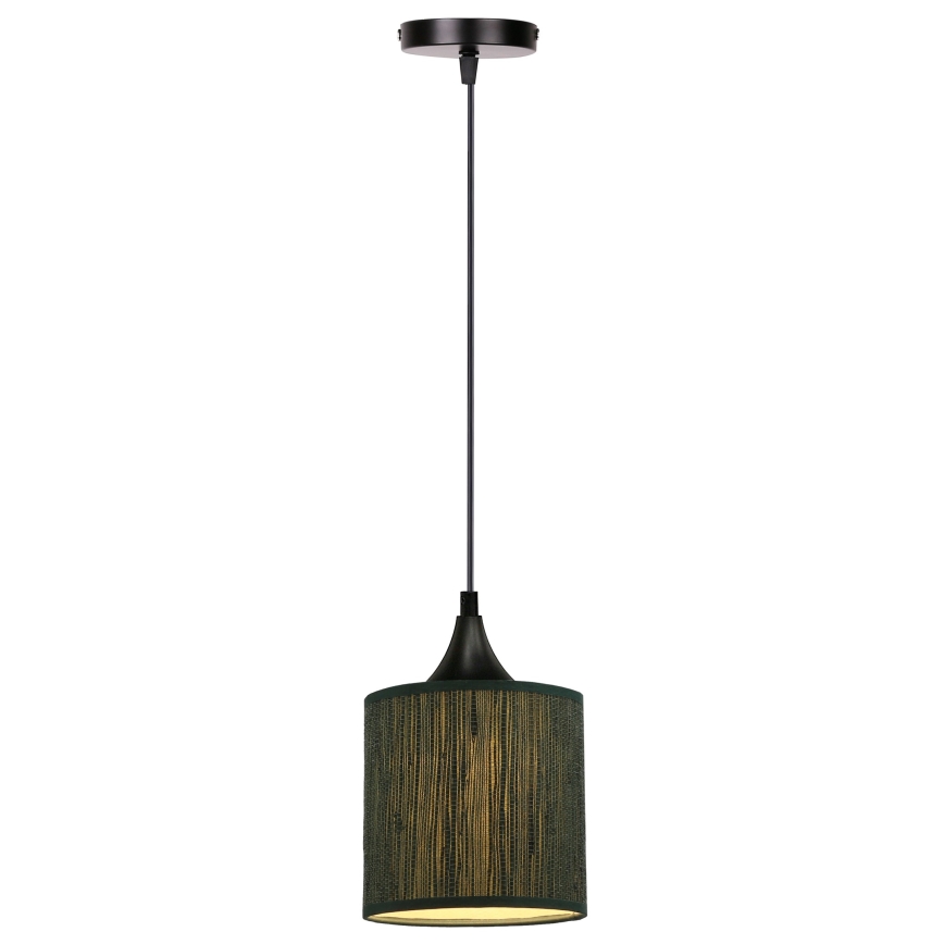 Pendel PATTI 1xE27/60W/230V diameter 15 cm grøn