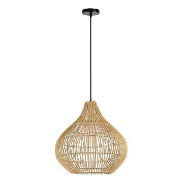 Pendel PELO 1xE27/40W/230V diameter 40 cm Rattan