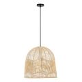 Pendel PELO 1xE27/40W/230V diameter 50 cm Rattan