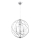 Pendel PIKO 3xE14/10W/230V skinnende krom
