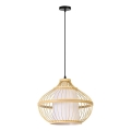 Pendel PINCHOS 1xE27/40W/230V diameter 40 cm bambus